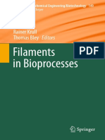 Filaments in Bioprocesses: Rainer Krull Thomas Bley Editors