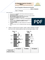 2 Avaliação de Topografia e Elementos de Geodésia