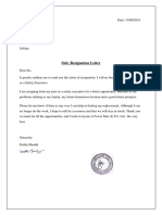 Resignation Letter Powermax