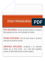 Epocas y Provincias Metalogenicas PDF