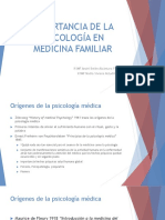 Importancia de Psicología Médica en Medician Familiar