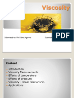 Viscosity: Submitted To:-Mr. Rahul Agarwal Submittted By:-Suraj Kumar