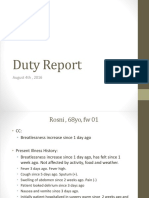 Duty Report - Rosni (DR - Gari)