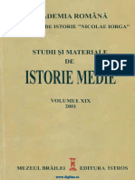 Studii Si Materiale de Istorie Medie 19 (2001)