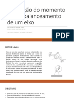 Estimação Do Momento de Desbalanceamento de Um Eixo