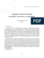 Augustine's Notion of Freedom. Deterministic, Libertarian, or Compatibilistic - Johannes Brachtendorf PDF