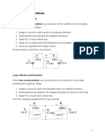 Topic 4: Analysis Methods: Branch Current Method