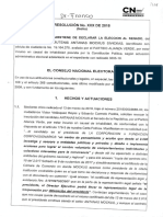 Magistrado Del CNE Pide Desconocer Elección de Antanas Mockus Como Senador