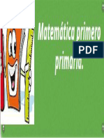 Matematicas Primero Primaria