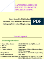 Modeling and Simulation of Multiphase Arc Plasma For Material Processing