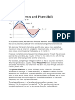 Phase Difference and Phase Shift