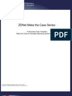 Zdnet Make The Case Series:: It Business Case Template: Make The Case For Desktop Operating System Upgrades