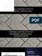 Sistema Constructivo en Pavimento Articulado