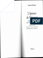 Antoine Berman - L'epreuve de L'etranger PDF