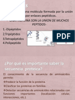 Secuenciación e Identificación de Proteínas.