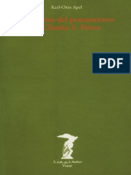 Apel Karl-Otto - El Camino Del Pensamiento de Charles S. Peirce PDF