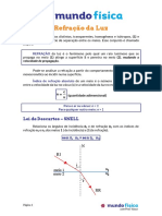 Ótica - Refração PDF