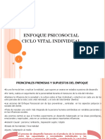 Ciclo Vital Individual - Enfoque Psicosocial