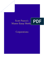 Essay Approach - Corporations