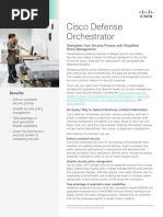 Cisco Defense Orchestrator: Benefits