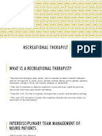 Presentation-Recreational Therapist