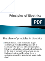 Principles of Bioethics