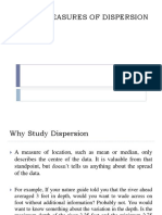 Measures of Dispersion