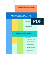 Cultura Organizacional