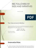 Verbs Followed by Gerunds and Infinitives