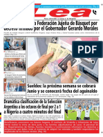 Periódico Lea Miércoles 27 de Junio Del 2018