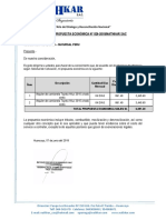 Cotizacion Aci Proyectos