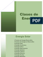 Clases de Energía