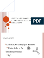 Sistema de Complemento y Lupus Eritematoso Sistémico