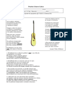 Prueba Poesias 8vo Basico