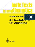 William Arveson - An Invitation To C - Algebras (1976) (978!1!4612-6371-5)