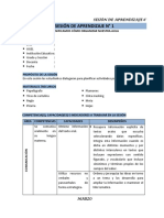 Sesión de Aprendizaje 6° Marzo