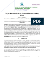 Rejection Analysis Procedure PDF