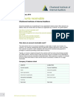 Accounts Receivable: Chartered Institute of Internal Auditors