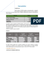 Casos Practicos de Pedido Especial - Costo Estrategico