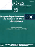 Repères #23 - 2001