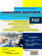 Brochure de Ingeniería Sanitaria Aplicado Al Diseño y Supervisión de Agua Potable y Saneamiento 2