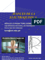 Avances de La Electroquimica