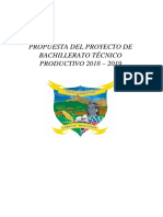 Propuesta Del BTP 2018