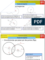 Dibujo Técnico 1º Bachillerato. Propiedades de Las Tangencias