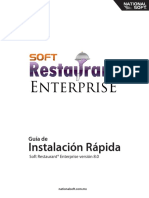 Guía De. Instalación Rápida Soft Restaurant Enterprise Versión 8.0. Nationalsoft - Com.mx