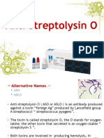 Anti Streptolysin O