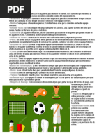 Implementos en Una Cancha de Futbol