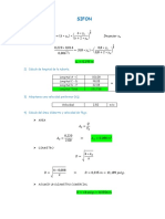 Calculos de Sifon Invertido