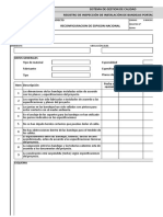 E-006 Registro Inspección de Instalación de Bandeja Portacables NUEVO