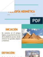 Filosofía Hermética